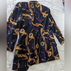 Ellen Tracy vintage silk and cotton blazer